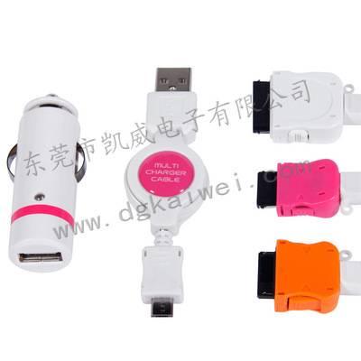 【東莞凱威電子生產(chǎn)批發(fā)汽車充電器 通用多功能充電器 多種功能】?jī)r(jià)格,廠家,圖片,車載逆變器/車載電源,東莞市凱威電子-